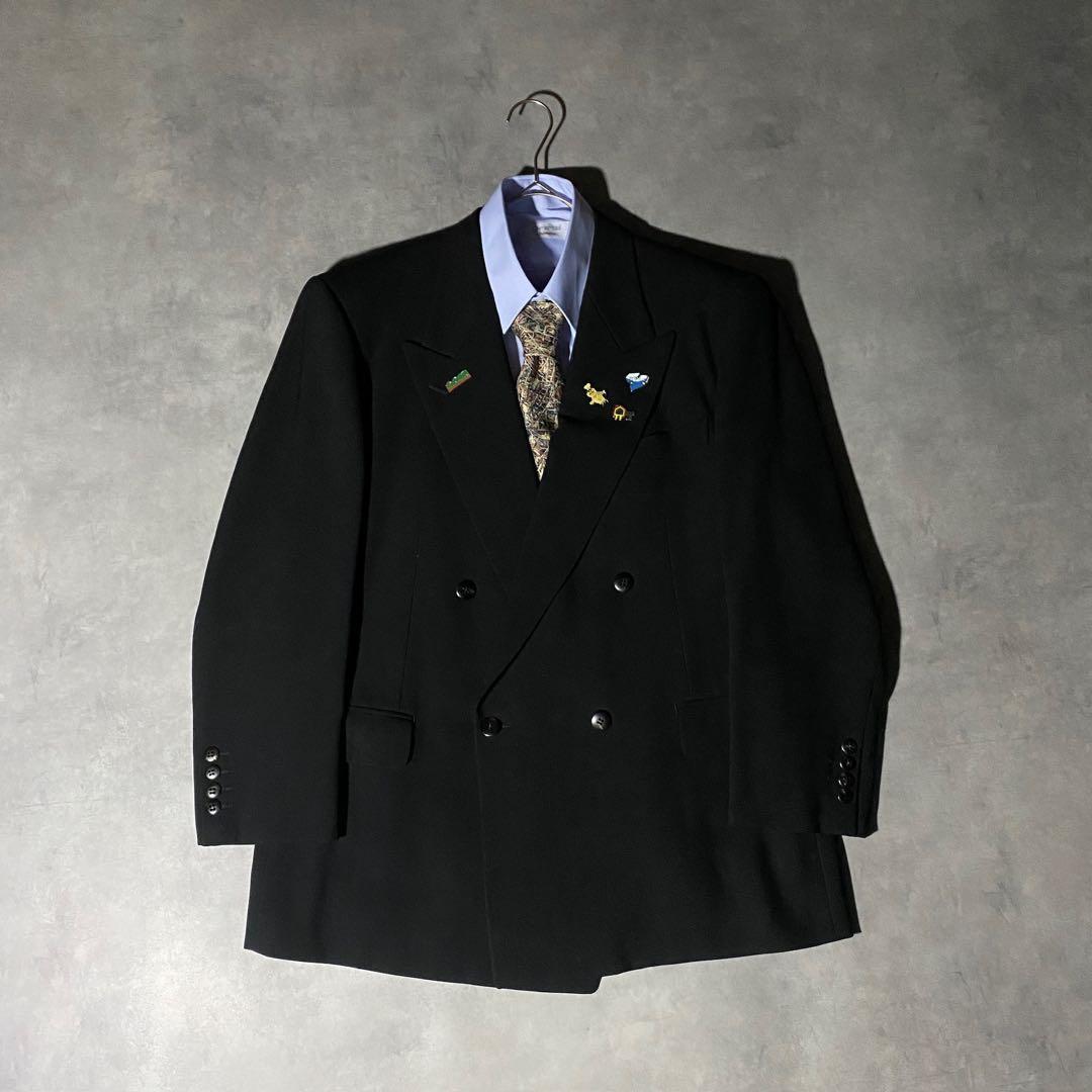 90s vintage レトロセットアップ スーツ ピンズ No.234成人式