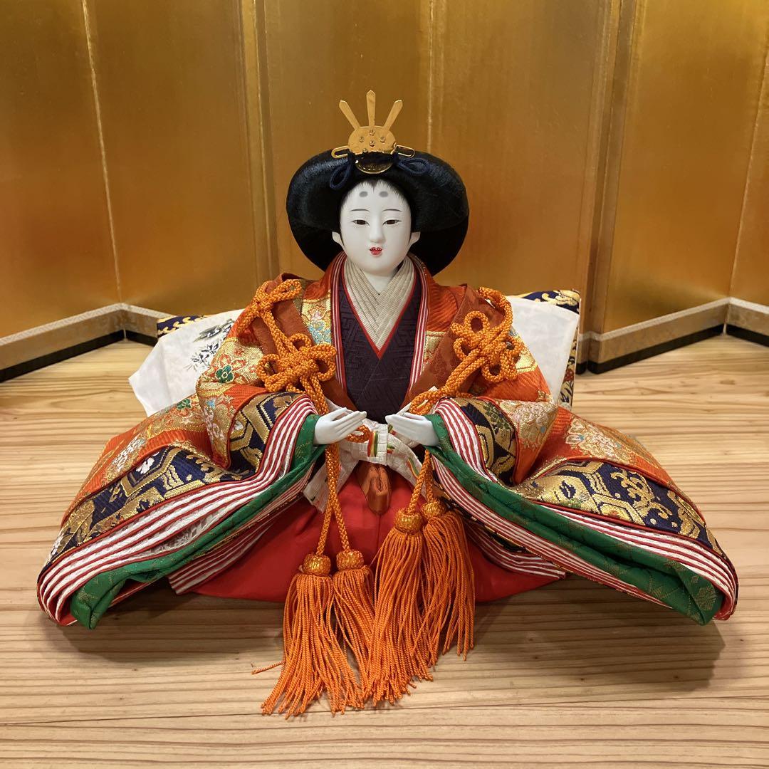 ①高級ひな人形 木製黒塗りひな壇 豪華七段飾り セット【①②③同時購入限定】