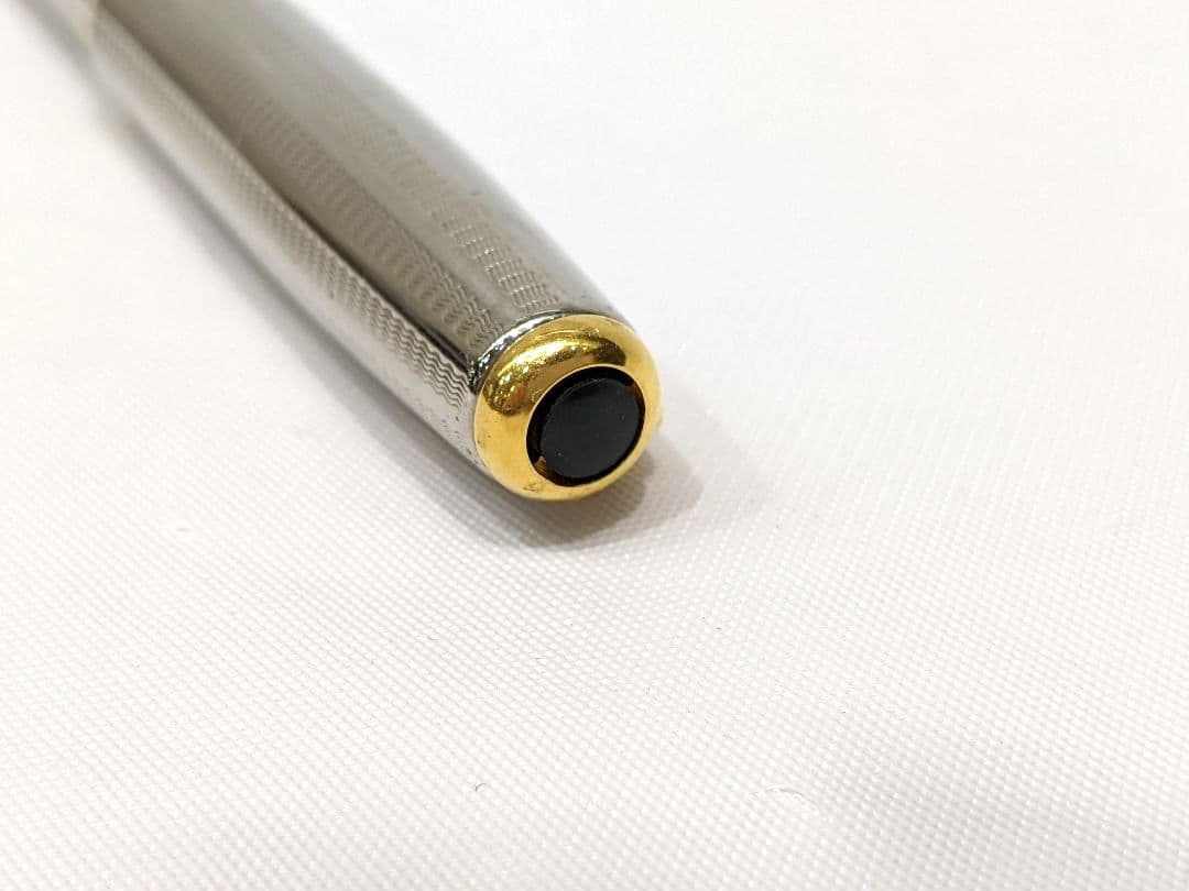 PARKER パーカー 万年筆 18K 750 シルバー×ブラック K18