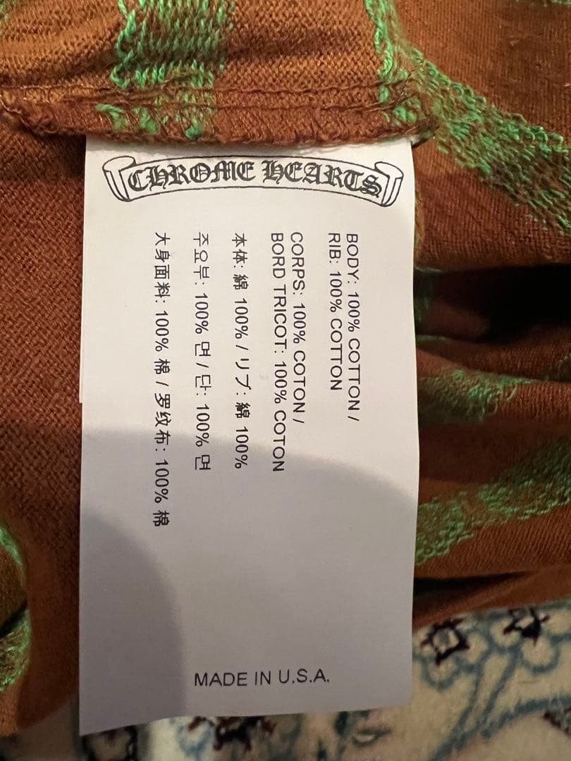 新品未使用　クロムハーツ　長袖ポロシャツ