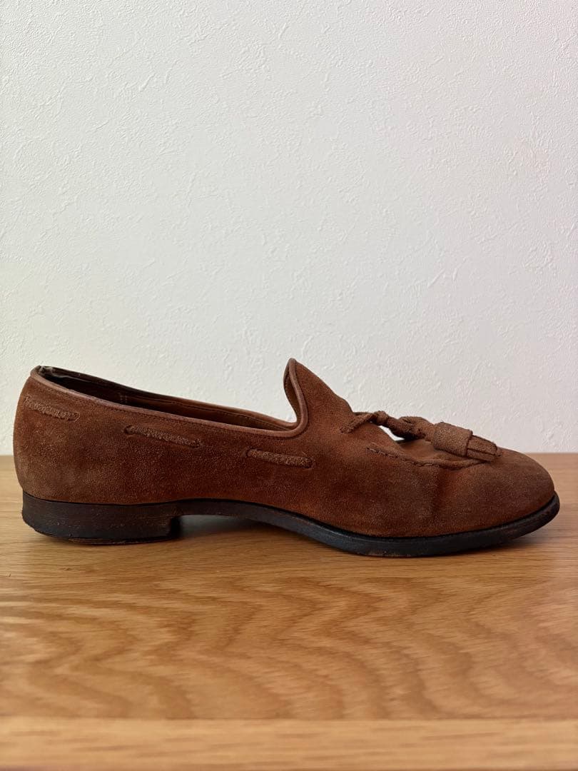 CROCKETT&JONES スエード タッセルローファーサイズ 8E