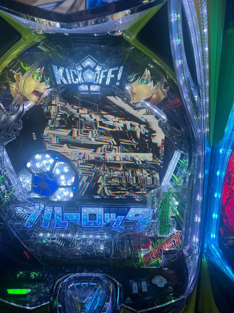 eフィーバーブルーロックスマパチ実機/簡易ユニット付き/枠色橙/家庭用電源対応