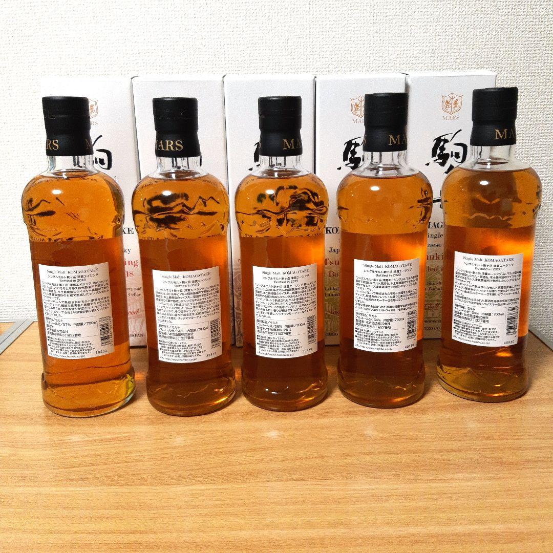 駒ヶ岳津貫エイジング限定2018、2019、2020年