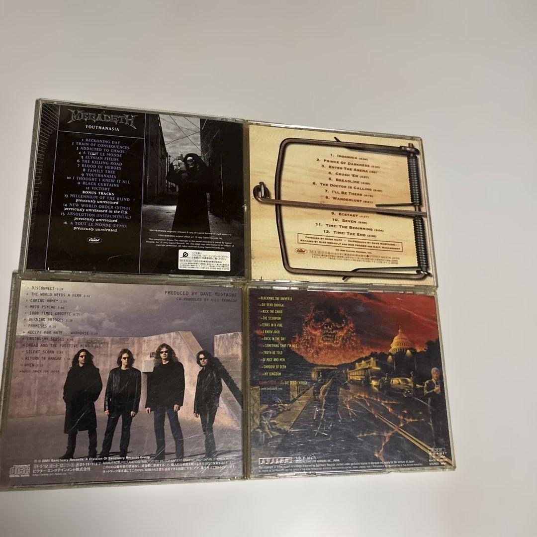 MEGADETH メガデス　CD/DVDセット