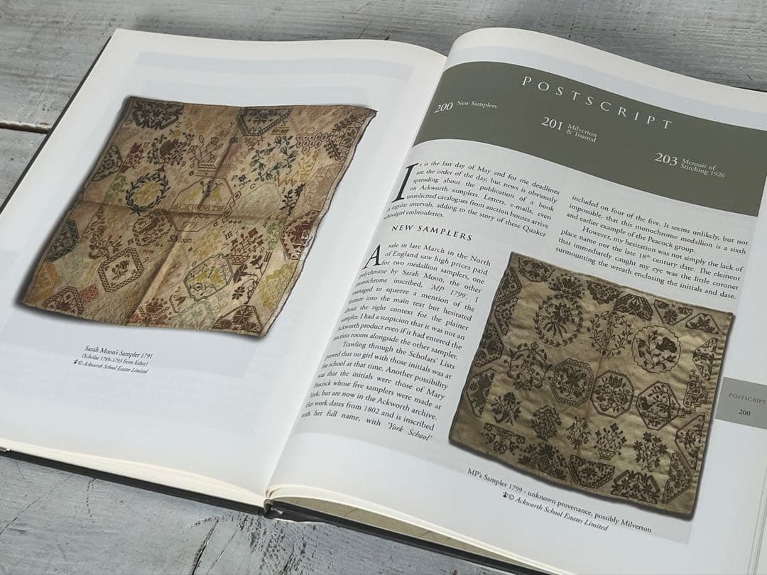 アート・デザイン・音楽 Quaker School Girl Samplers fromAckworth