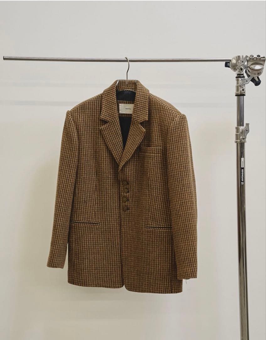 【新品未使用】todayful Wool100% Check Jacket