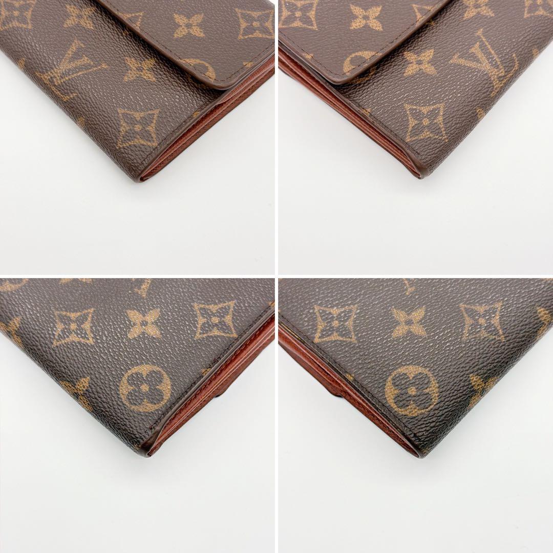 【良品】ルイヴィトン モノグラム ポシェット ポルトモネ クレディ 長財布 サラ