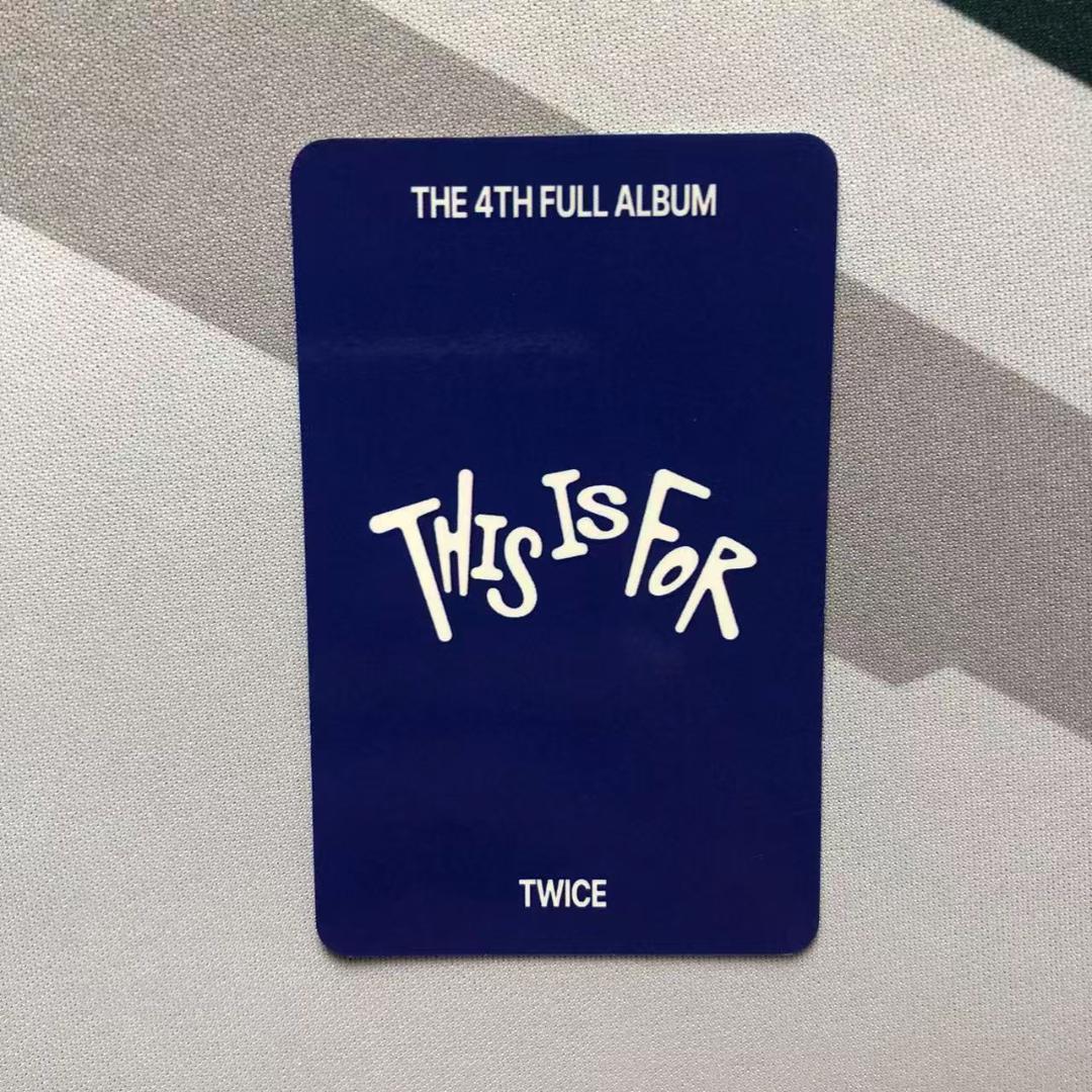 TWICE THIS IS FOR 韓国 事前収録 限定 サノク モモ トレカ