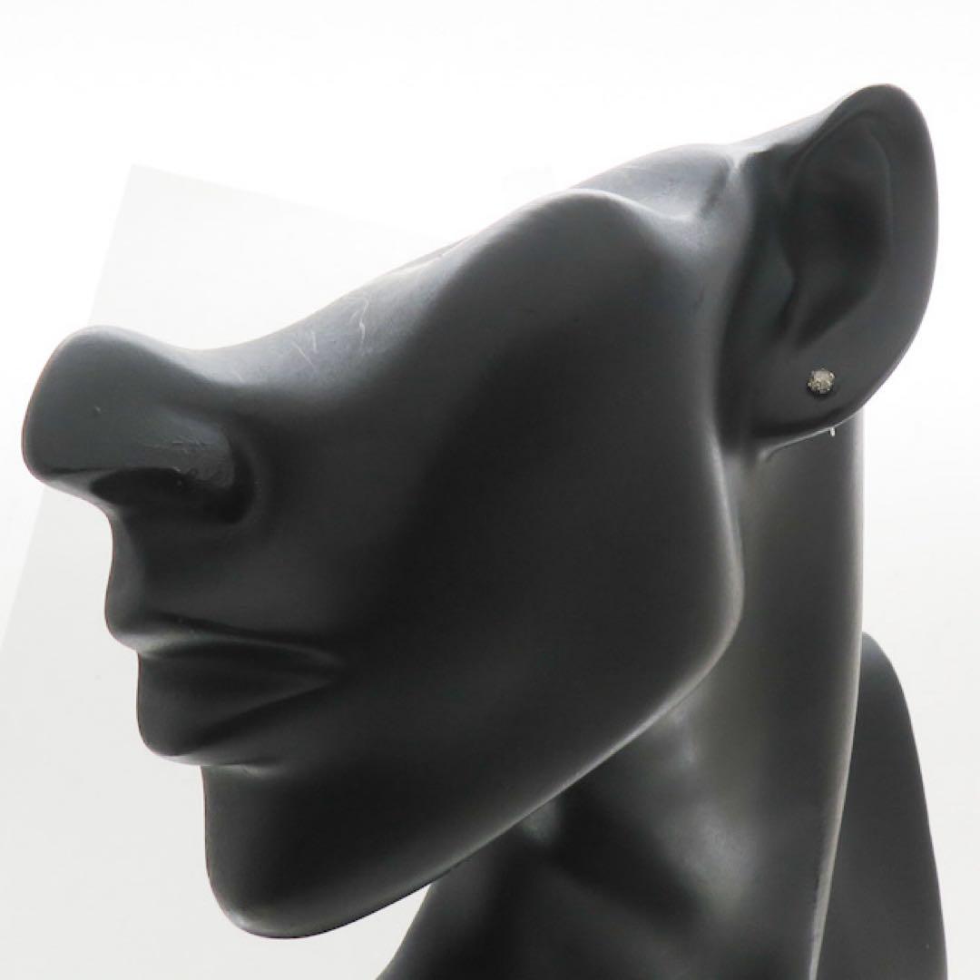 ば*。様 【本物保証】K10WG 天然ダイヤモンド ピアス｜各0.15ct 新品