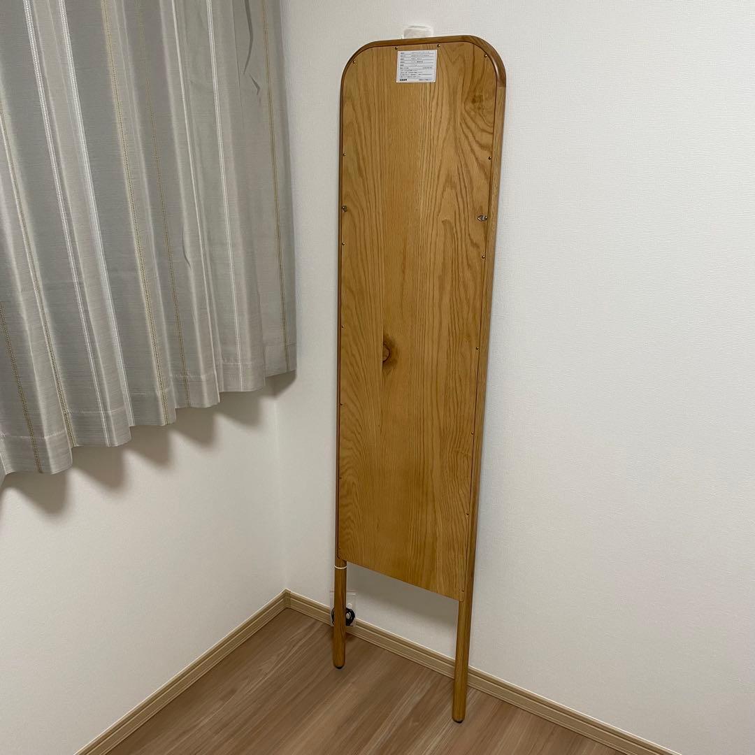 関家具 NOWHERE LIKE  鏡 スタンドミラー オーク 新品 ②