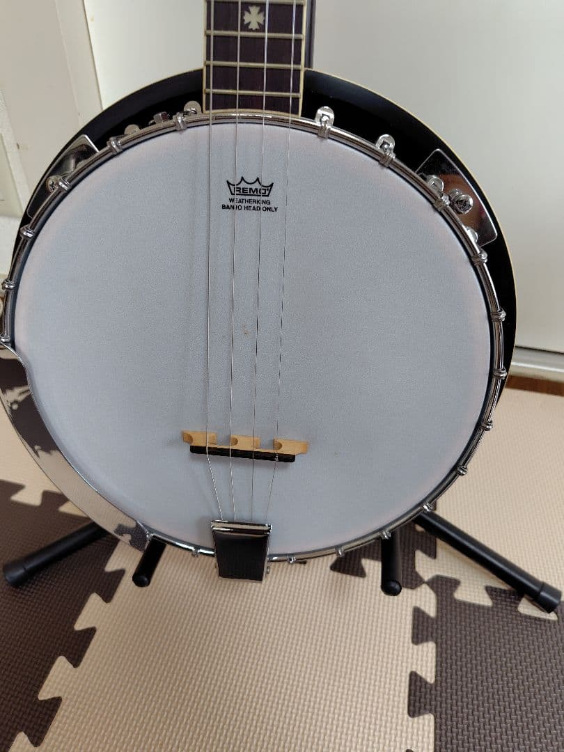 Blanton 4弦バンジョー 　ハードケース付き