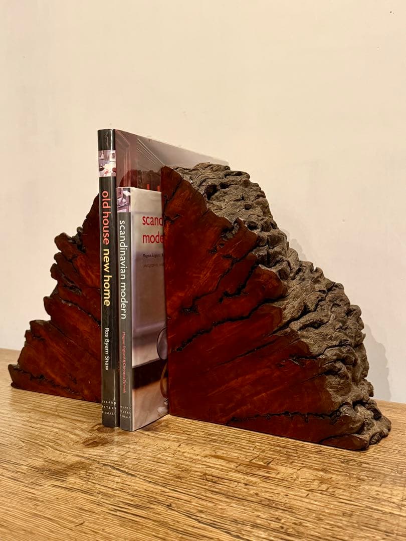 天然木 ブックエンド オーストラリア