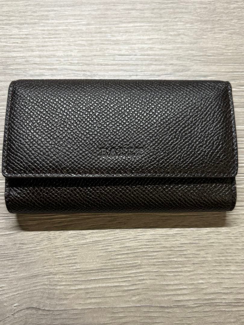 値下げ！未使用品　BALLY ブラック レザー キーケース