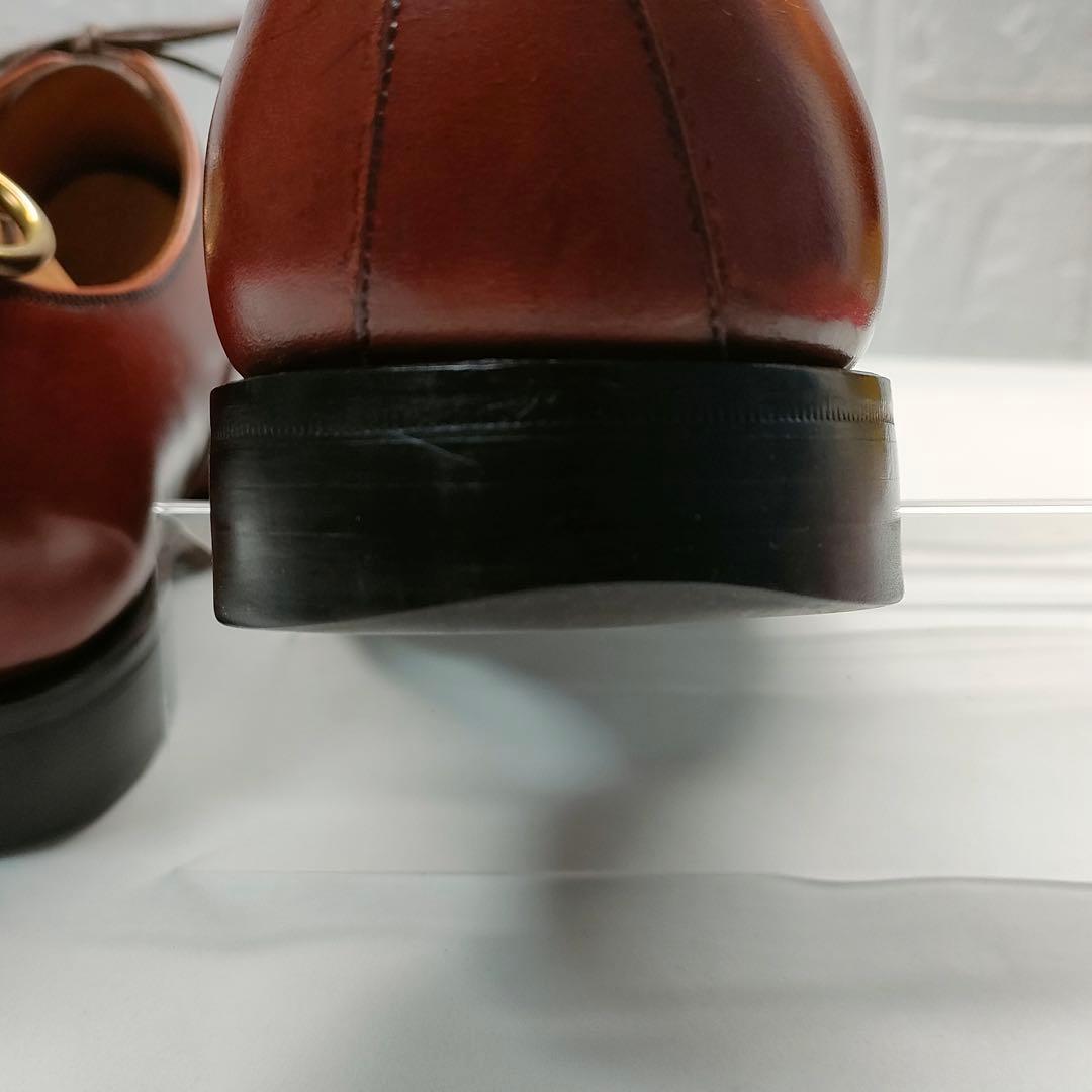 SCOTCH GRAIN　スコッチグレイン　ストレートチップ　茶色　24.5cm