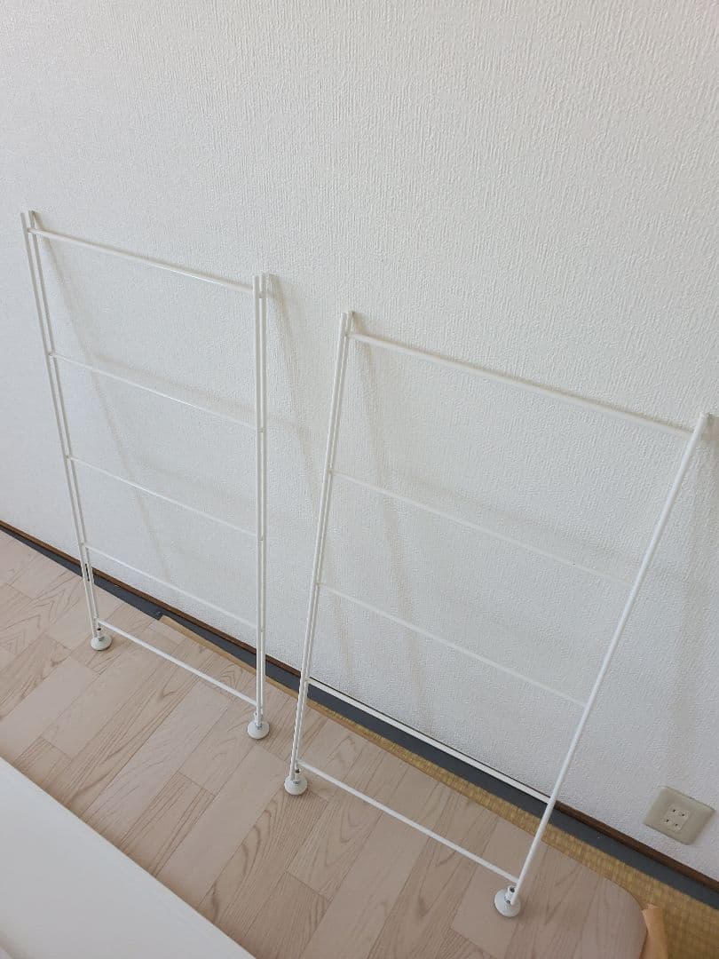 ★超お買い得美品 棚3枚シェルフ★ 無印良品スチールユニットシェルフライトグレー