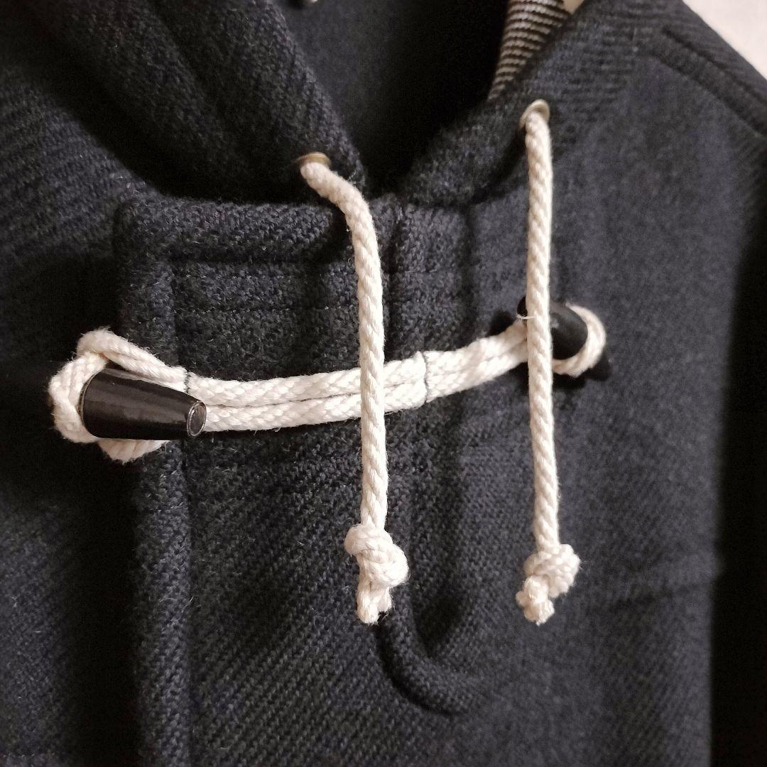 m's braque エムズブラック ウール ダブルフェイス ダッフルコート 黒