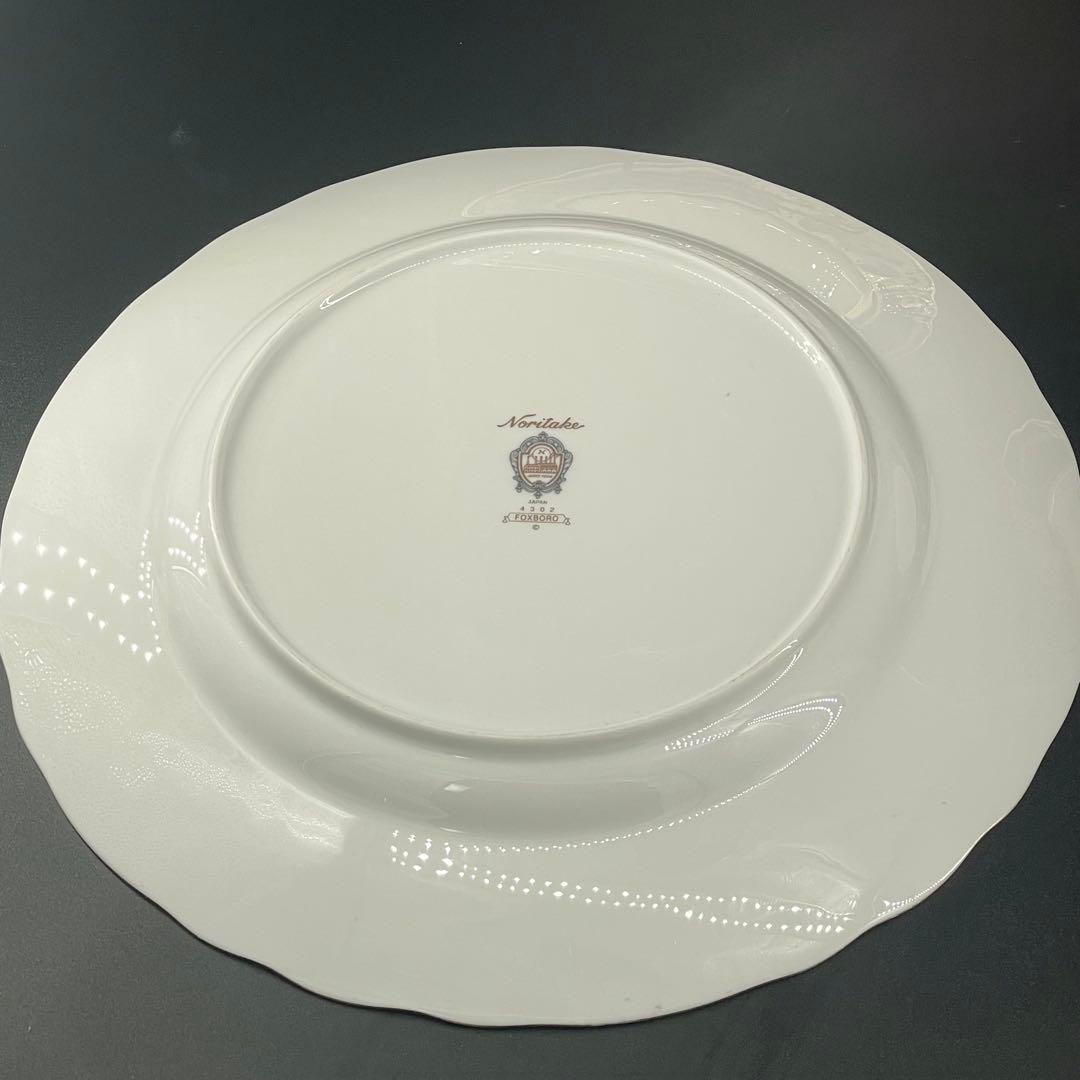 ノリタケ フォックスボロ 27cmディナープレート4枚セット NORITAKE