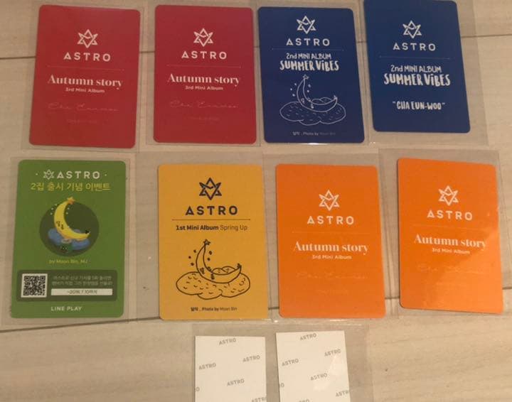 ASTRO チャウヌ　四季　旧譜　トレカ　ウヌ