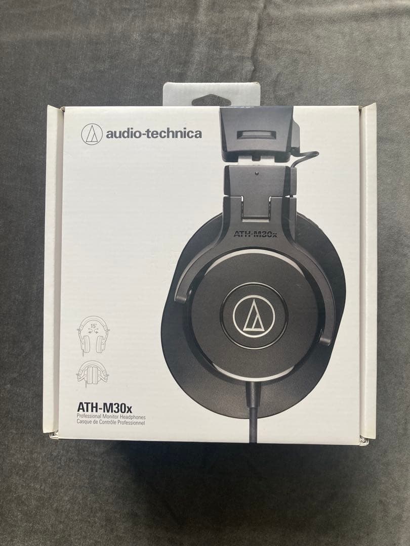 【美品:動作確認のみ】audio-technica ATH-M30x ヘッドホン