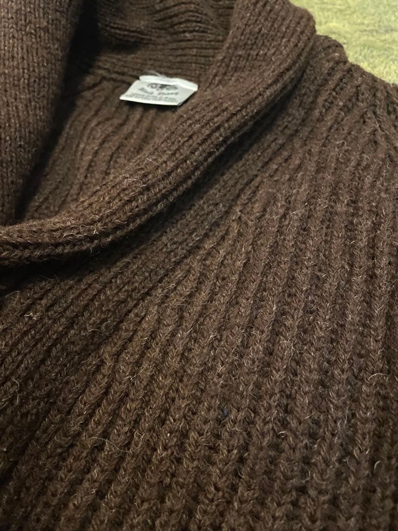 【再値下げ】Black Sheep ショールカラーカーディガン　サイズL 英国製