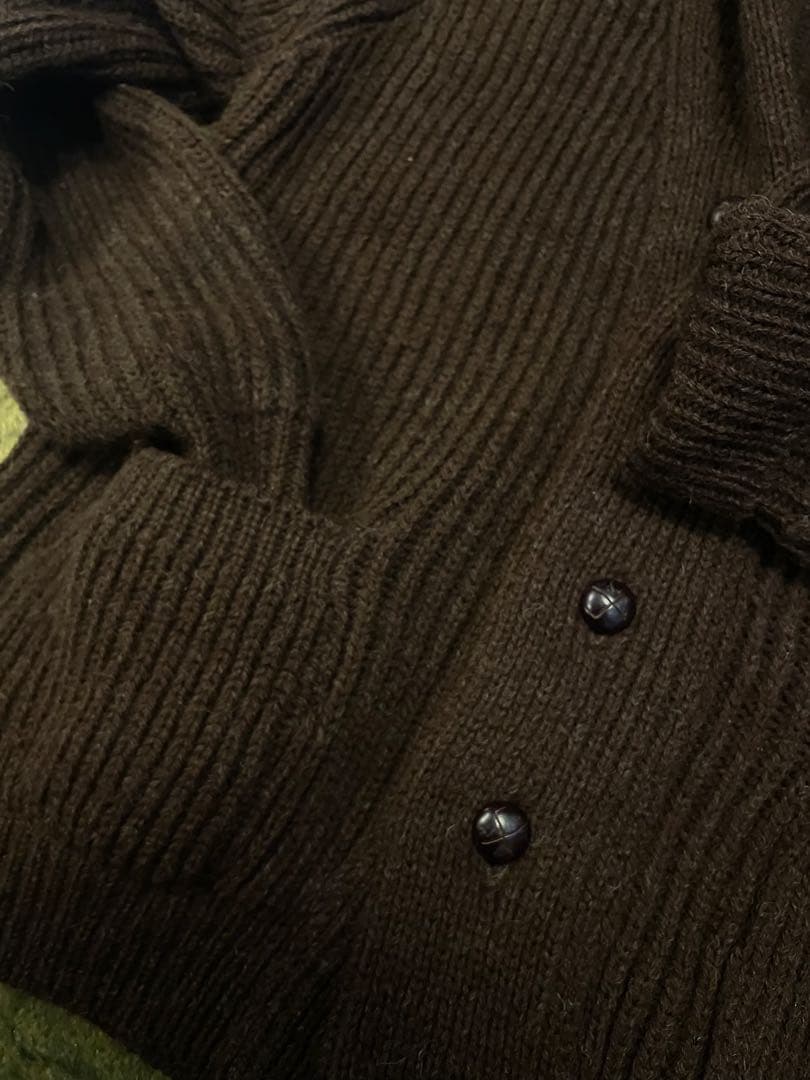 【再値下げ】Black Sheep ショールカラーカーディガン　サイズL 英国製