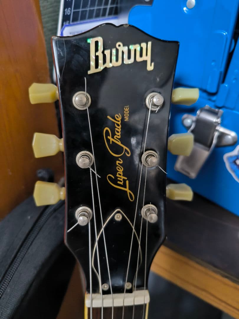 フェルナンデス　Burny レスポールタイプ エレキギター オレンジ