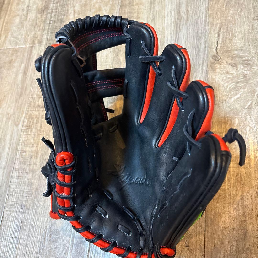 S h i pado赤黒 硬式グローブ