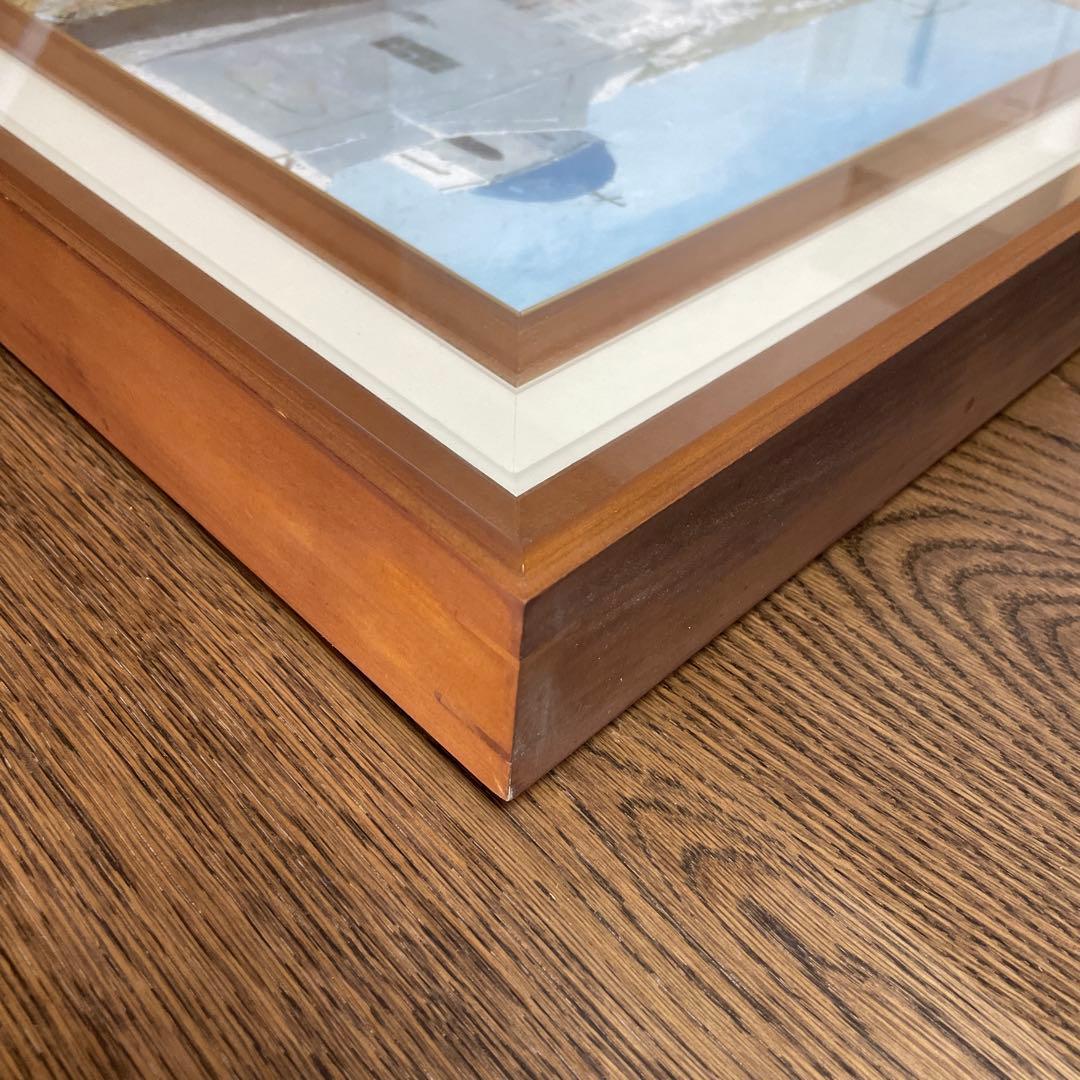 平井和夫 ミコノス島　油絵