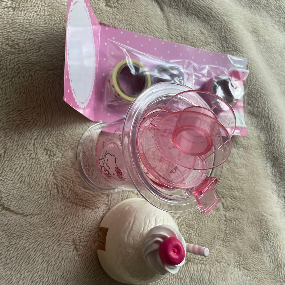 ハローキティ クリームソーダ型マスキングテープセット希少