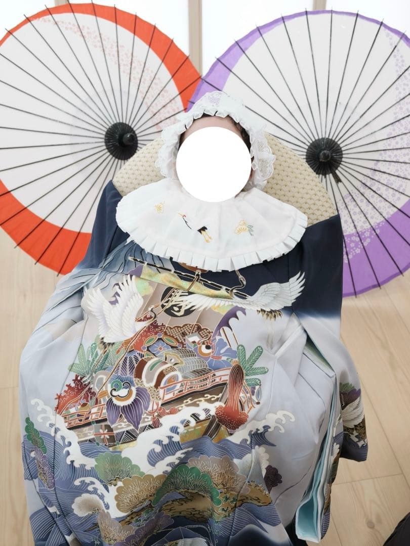産着 男の子　お宮参り　着物　和服　赤ちゃん　ベビーグッズ