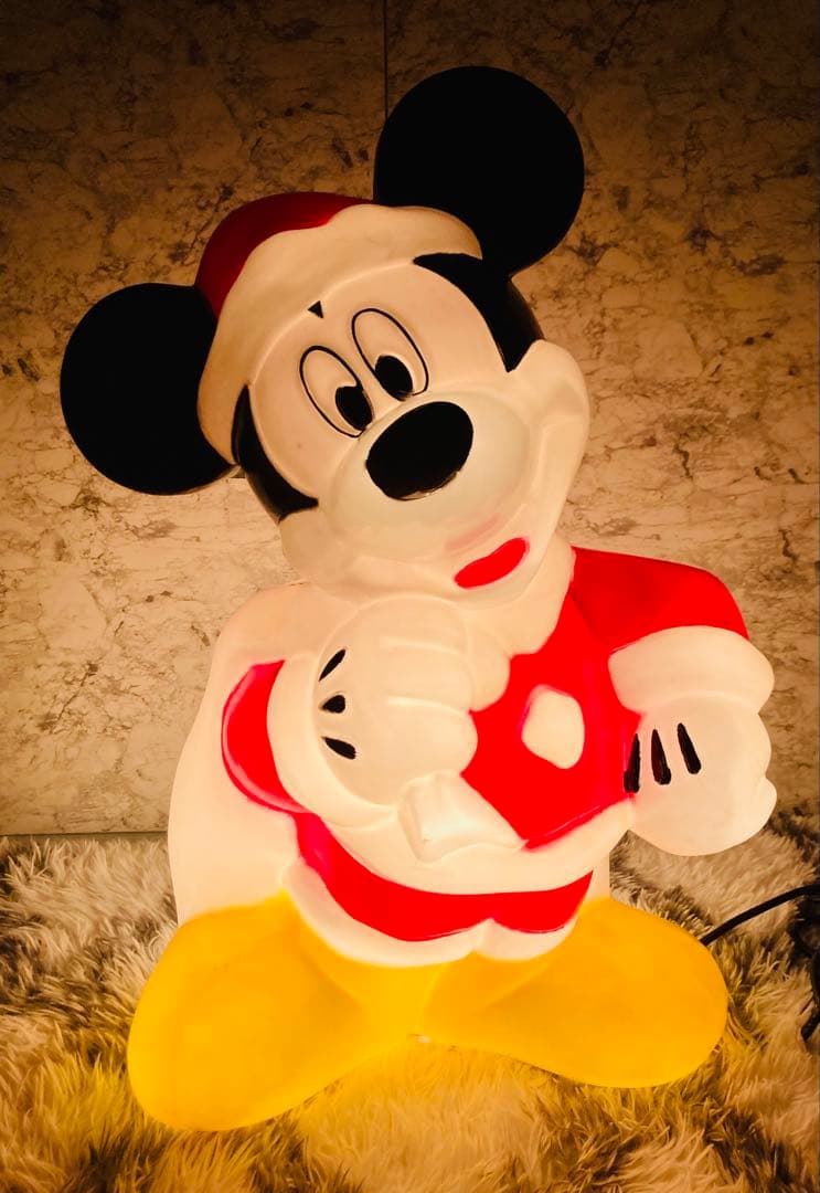 ☆ 〝貴重〟バンダイ ディズニー ミッキーマウス サンタ イルミネーション ☆