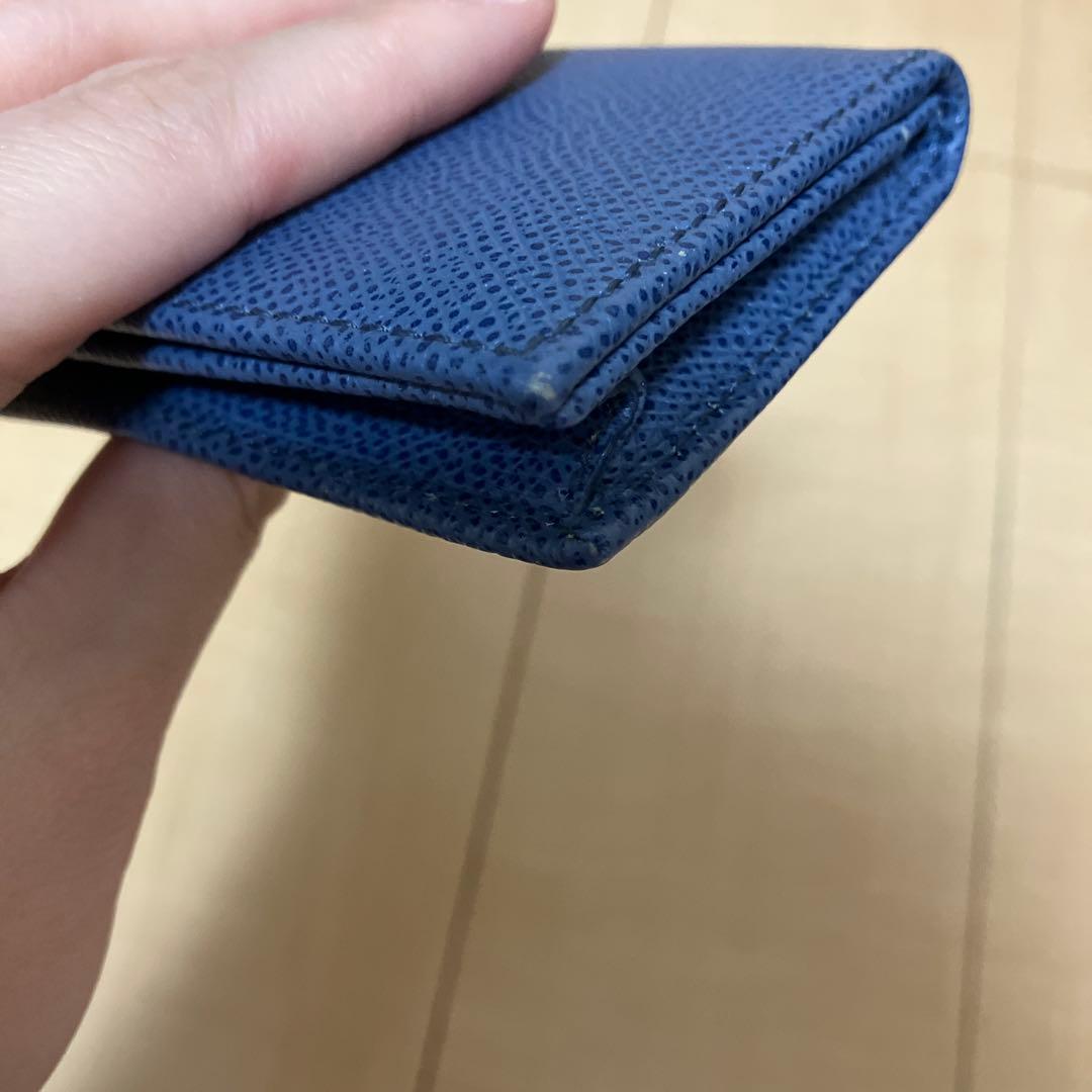 Salvatore Ferragamo ネイビー名刺入れ