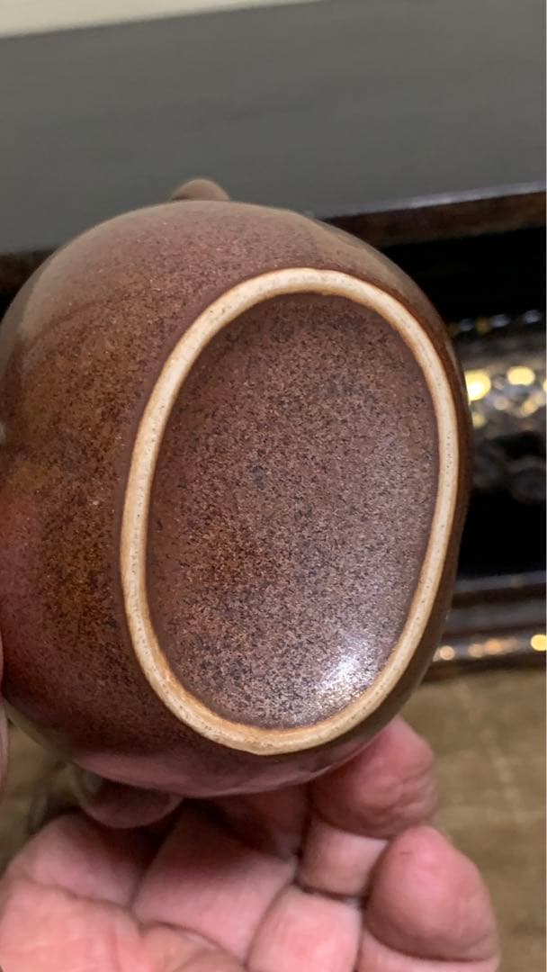 乌金釉 水差し 徳利 茶道具　燗瓶？　酒器？