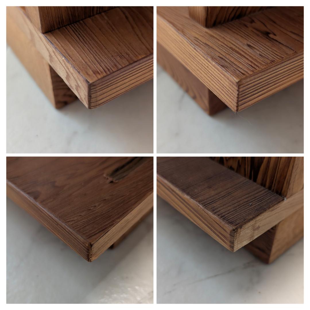 USED 屋久杉 飾り棚 キャビネット 置床 大川家具 ジャパニーズモダン 希少