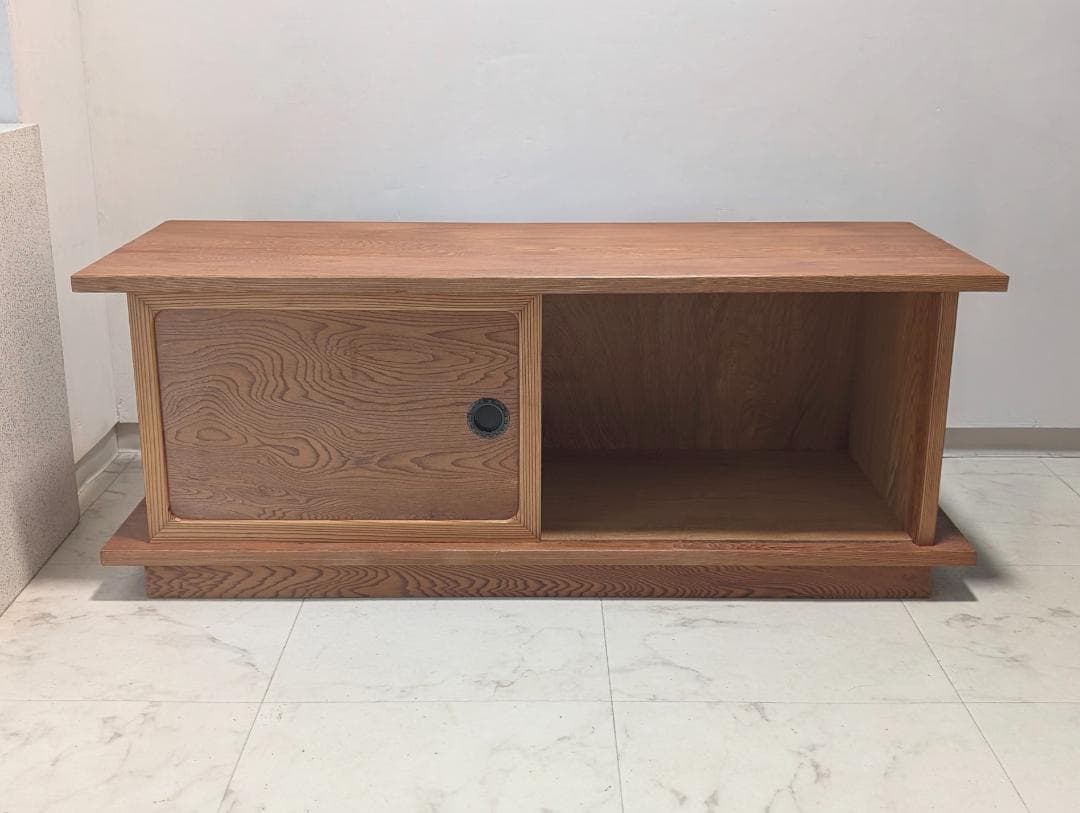 USED 屋久杉 飾り棚 キャビネット 置床 大川家具 ジャパニーズモダン 希少