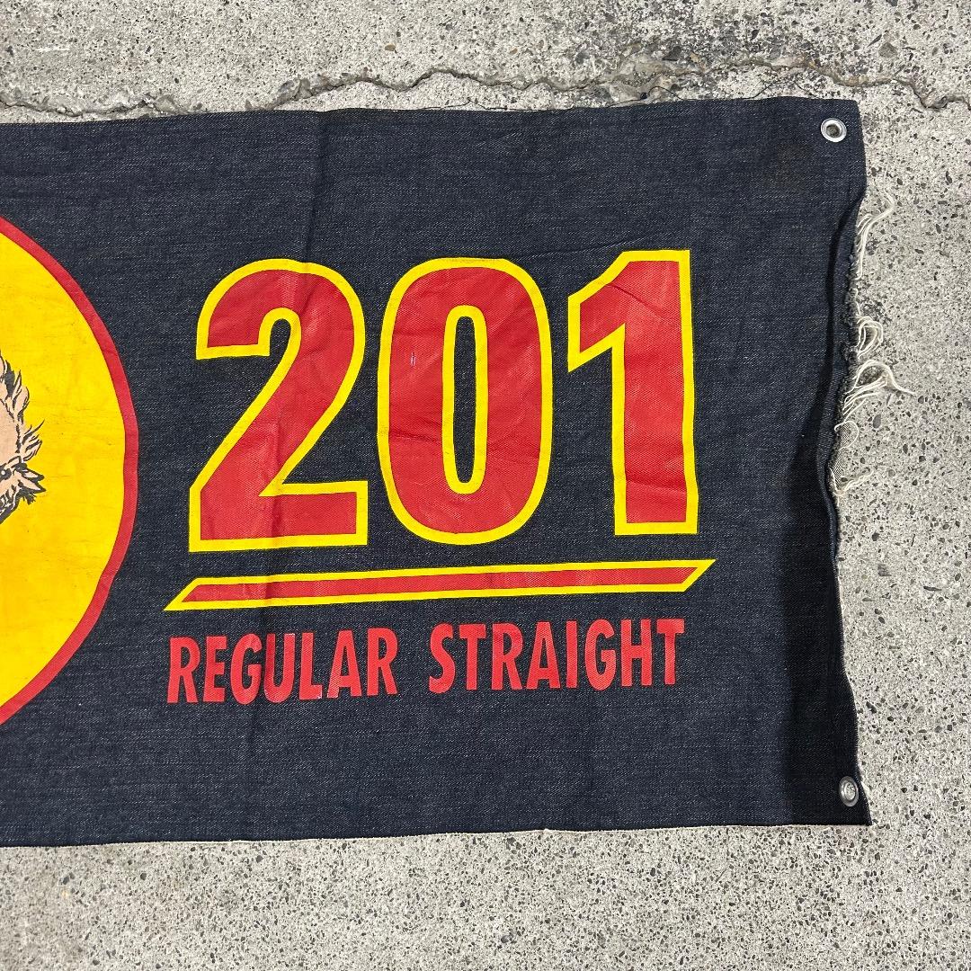 ヒ*ヨ様 超希少 Lee ヴィンテージデニムバナー 90s レア 非売品 販促用