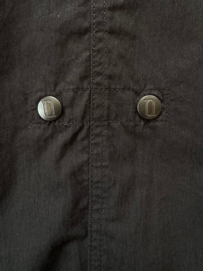 SEQUEL FISHTAIL TRENCH COAT BLACK M 黒