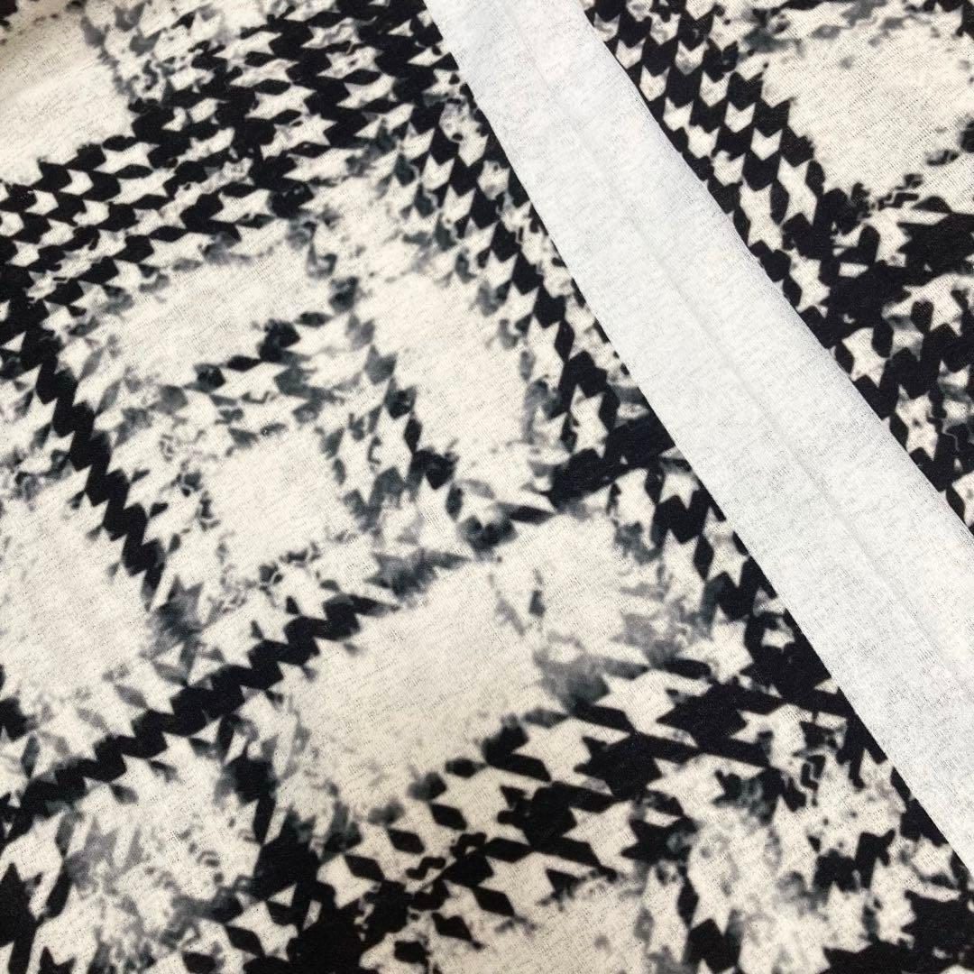 Y's ワイズ 美品 グレンチェック ラウンドネック カットソー 2