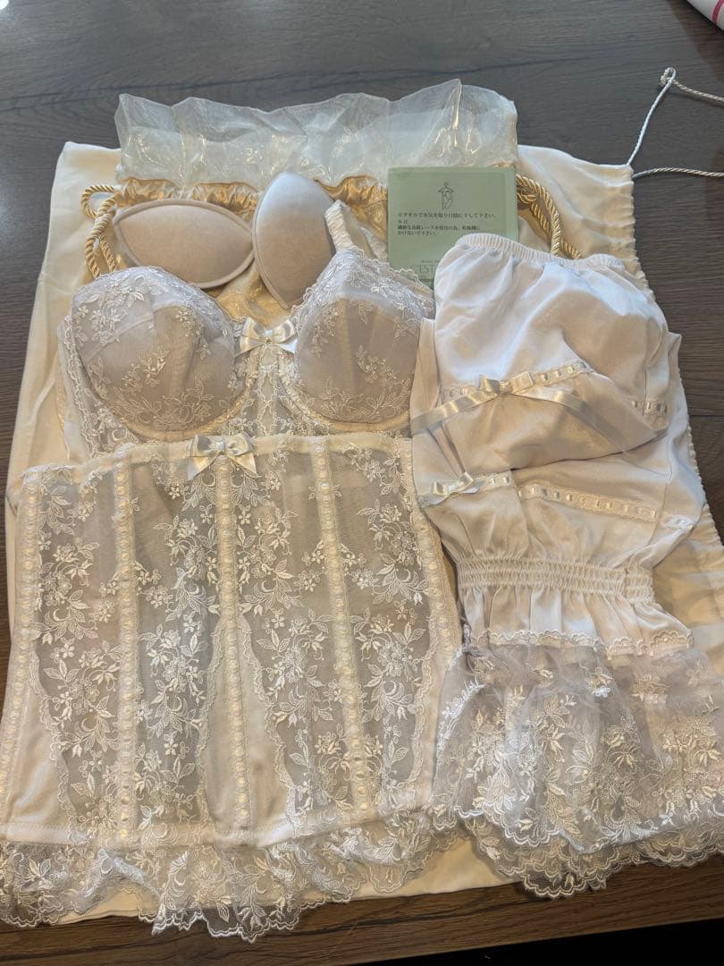 ブライダルインナー セット C80　セモアブライダル　ドロワーズL