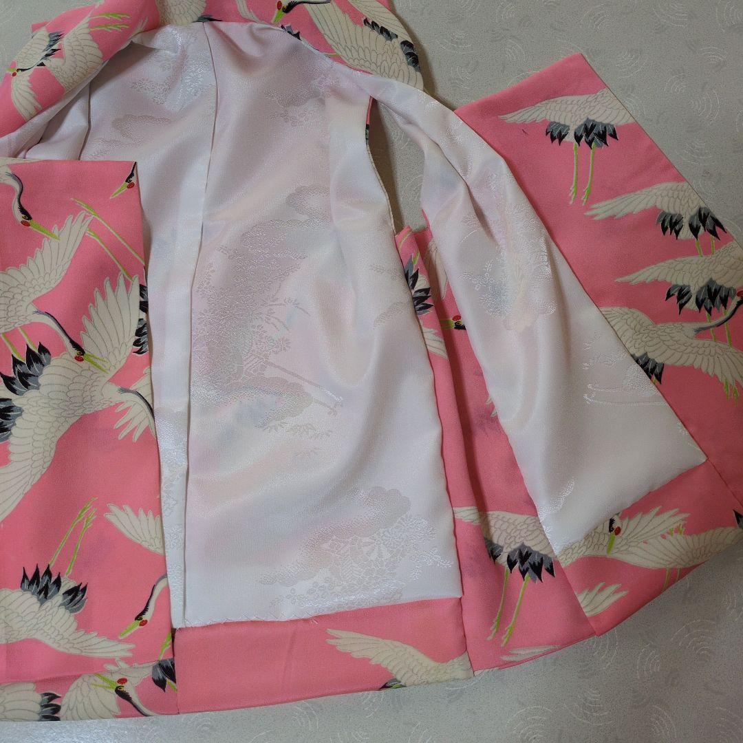 七五三３歳正絹手縫いの被布（中綿無し）