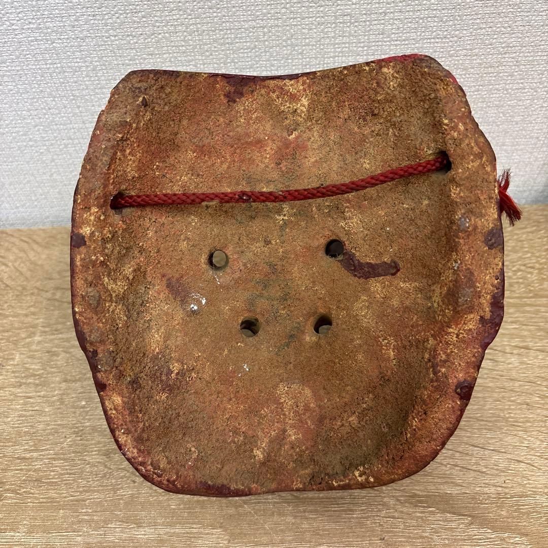 お面　天狗の面　鉄製　魔除開運