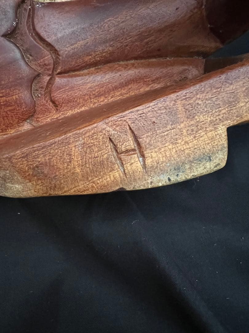 稀少 木彫りの蟹 カニ 木製 置物 木工 工芸品 飾り オブジェ