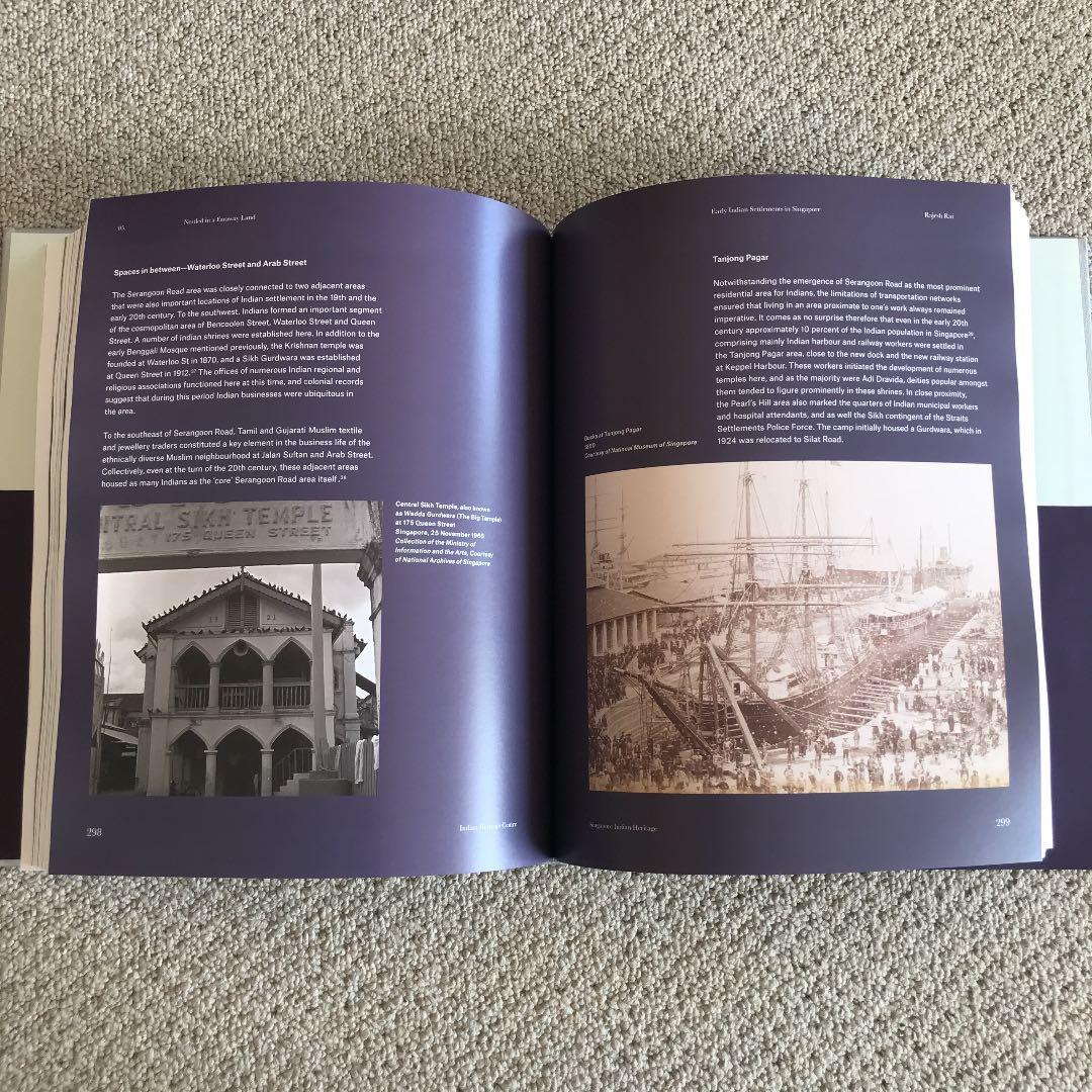 洋書　Singapore Indian heritage