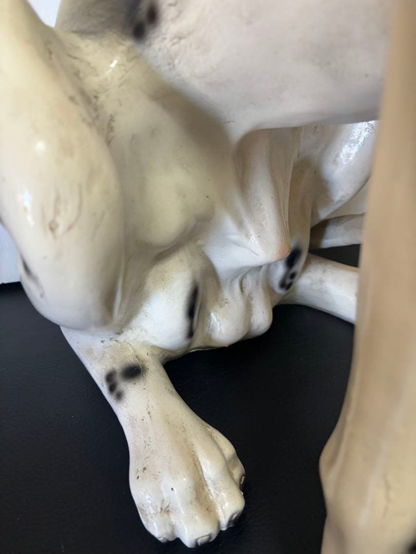 【希少‼️】ダルメシアン　犬の置物　FRP 素材