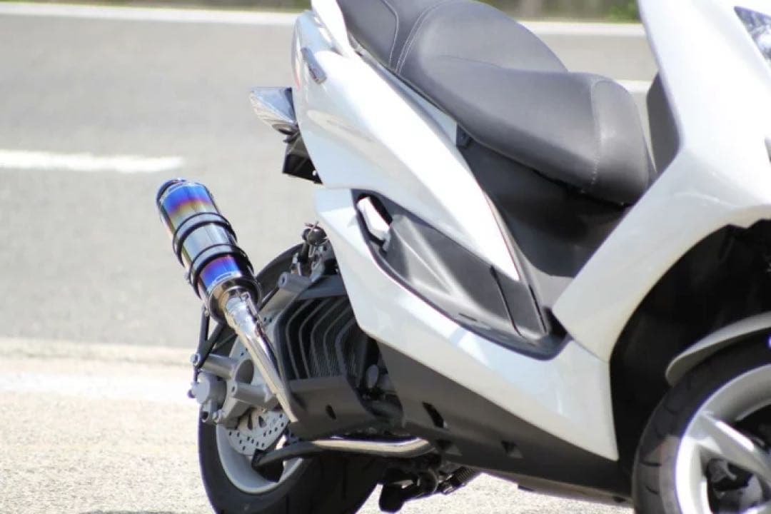 専用HMS ヤマハ マジェスティS (SG28J) SSB ブルーマフラー