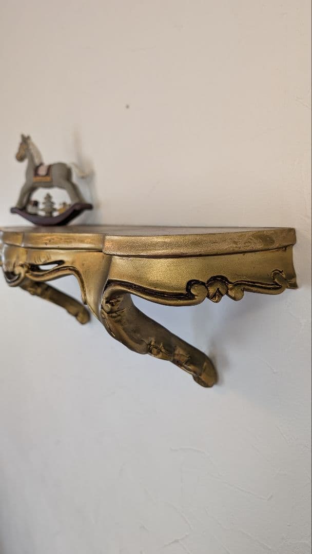 ロココ調 フレンチヴィンテージ ウォールシェルフ 飾り棚