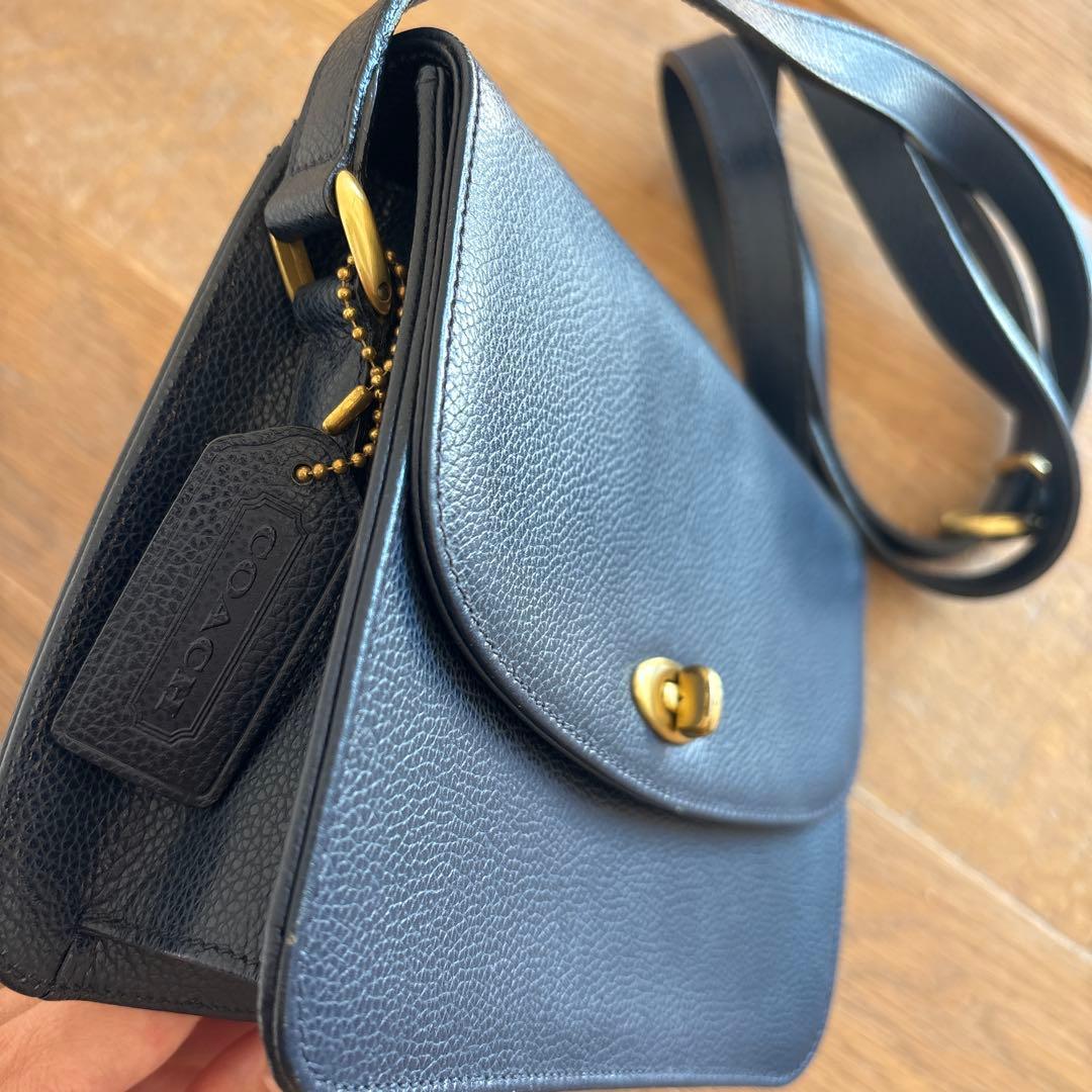 【COACH】オールドコーチ　レザー ショルダーバッグ
