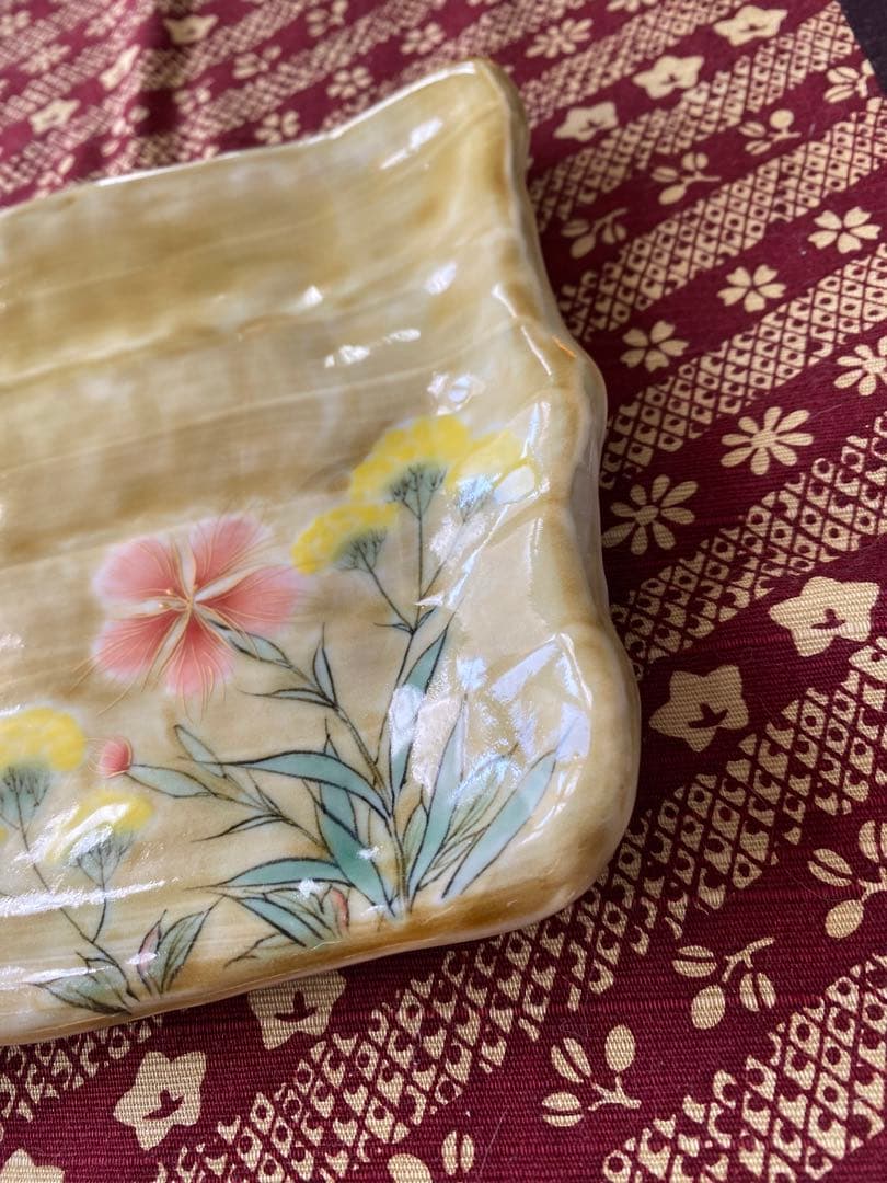 京都　清水焼　陶あん　大皿　29cm