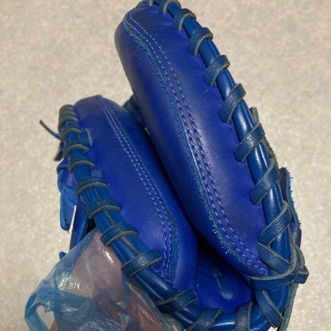 ZETT 少年 軟式 捕手 野球 グローブ 子供用 キャッチャーミット 人気の青
