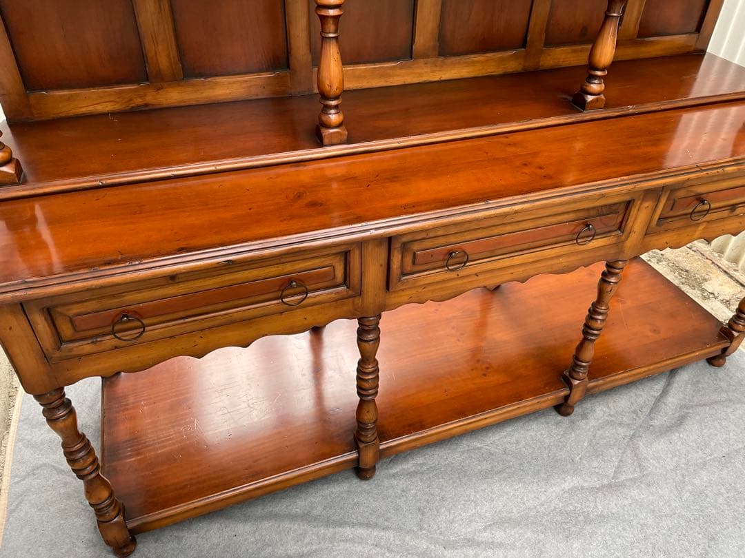 近隣配達可能　アンティーク？　キャビネット　カップボード　食器棚